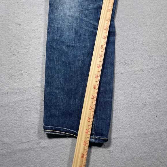 AG Adriano Goldschmied The Stilt Roll Up Cigarette Jean size 26‎ Straight Leg - Picture 3 of 10